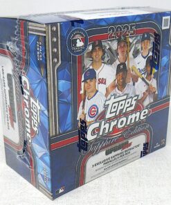 Alternative view of 2025 Topps Chrome Baseball Update Series Sapphire Edition Box (Hobby) (8/4)