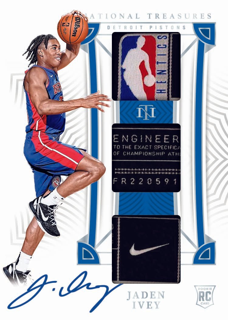 2022/23 Panini National Treasures Basketball Hobby Box - Image 7
