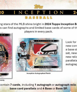 Alternative view of 2024 Topps Inception Baseball Hobby Box