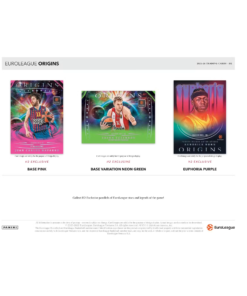 Alternative view of 2025-26 Panini Origins EuroLeague Basketball H2 Hobby Box