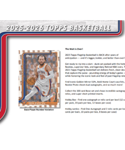 Alternative view of 2025-26 Topps Basketball Hobby Jumbo Box