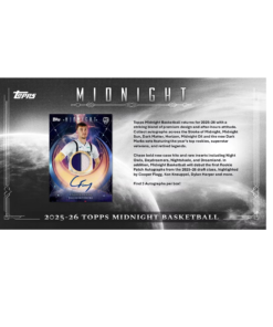 Alternative view of 2025-26 Topps Midnight Basketball Hobby Box