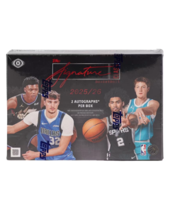 Alternative view of 2025-26 Topps Signature Class Basketball Hobby 12-Box Case