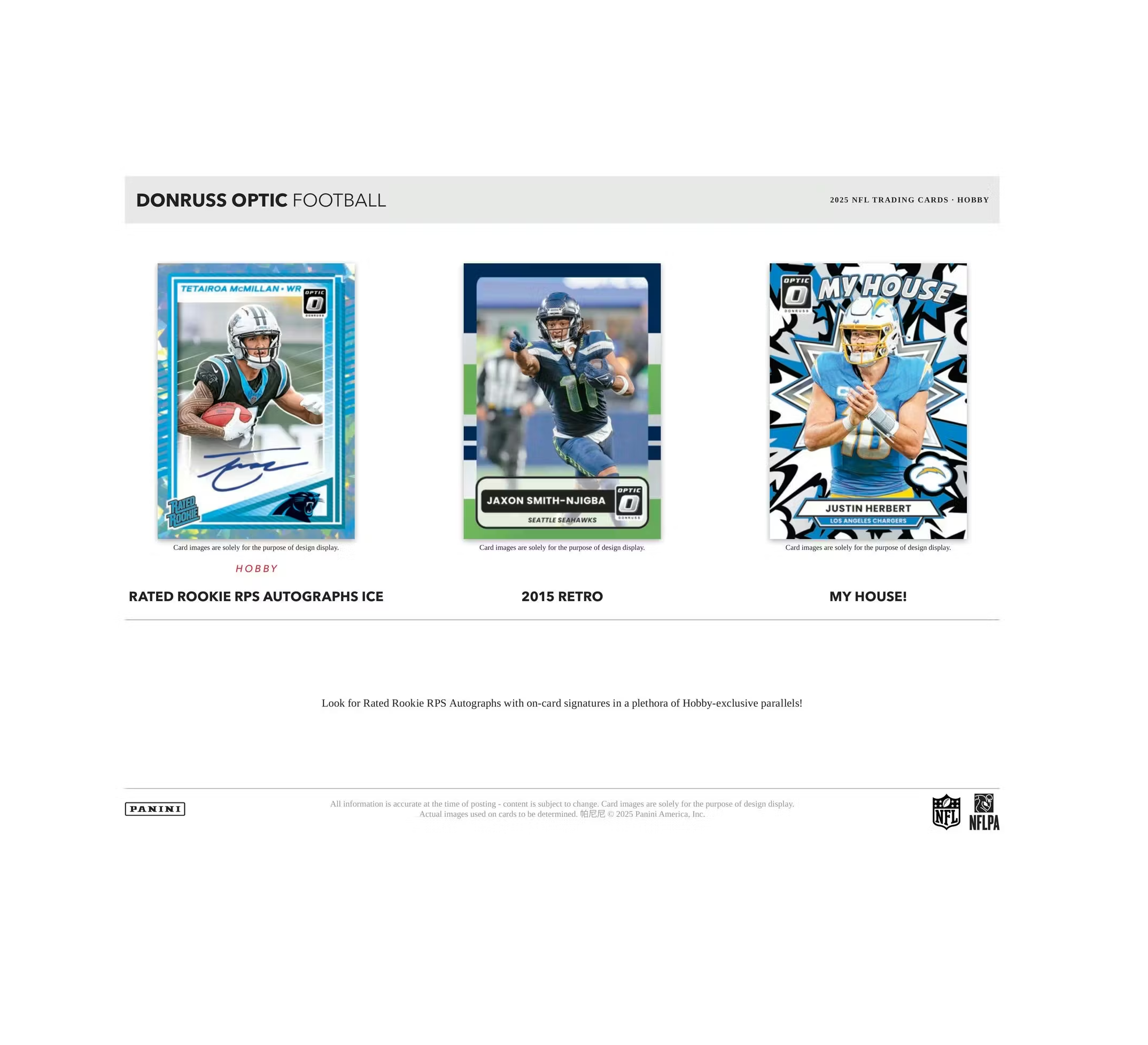 2025 Panini Donruss Optic Football Hobby Box - Image 4
