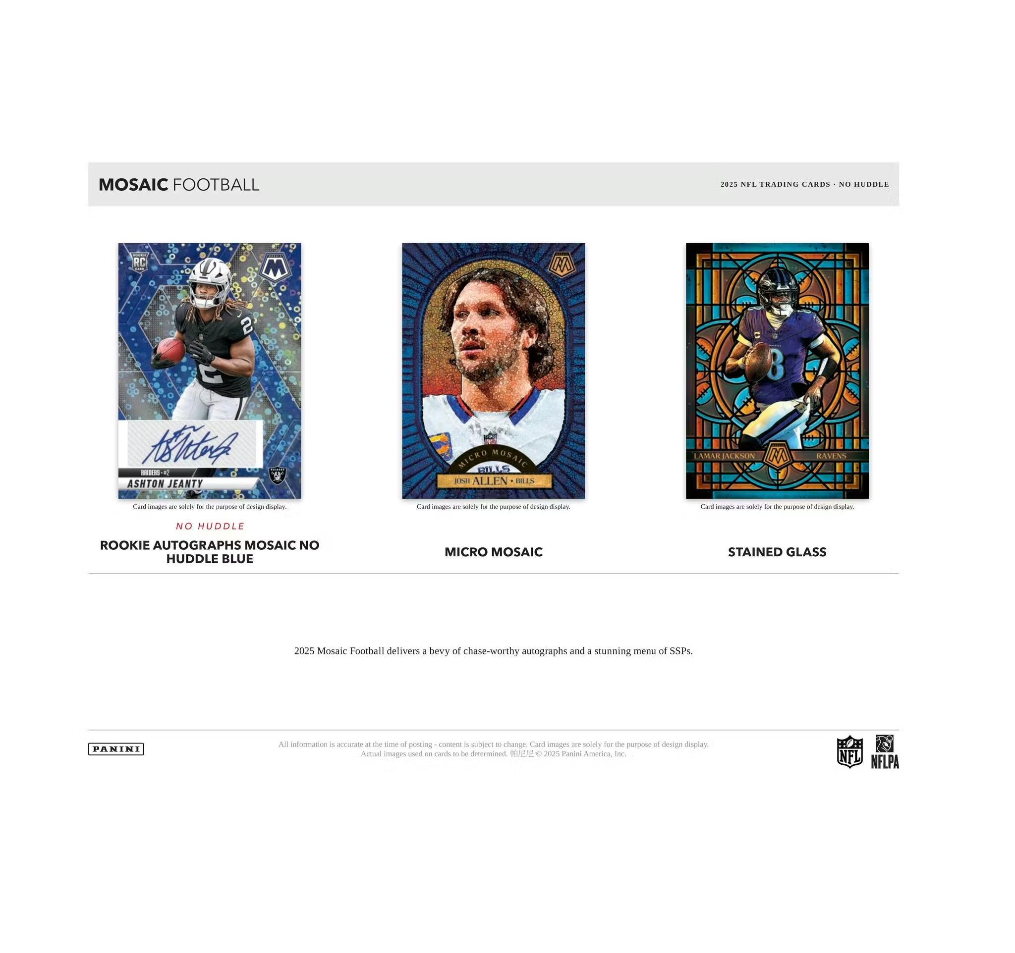 2025 Panini Mosaic Football No Huddle Box - Image 4