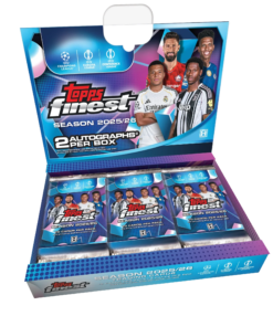 2025/26 Topps Finest UEFA Club Competitions Hobby Box Preorder Ship by 06/26/26