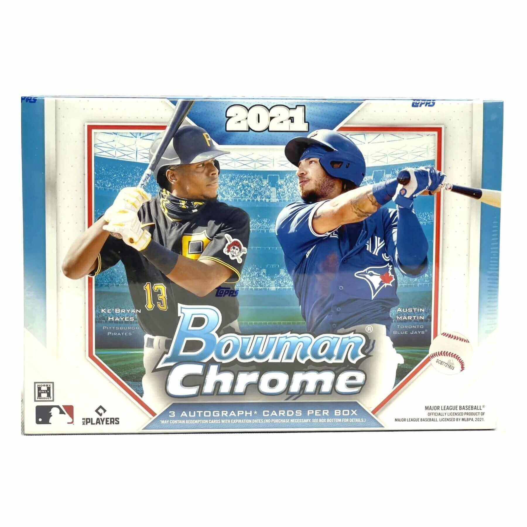 2021 Bowman Chrome Baseball HTA Choice Hobby Box