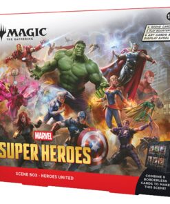 Magic The Gathering Universes Beyond Marvel Super Heroes Heroes United Scene Box