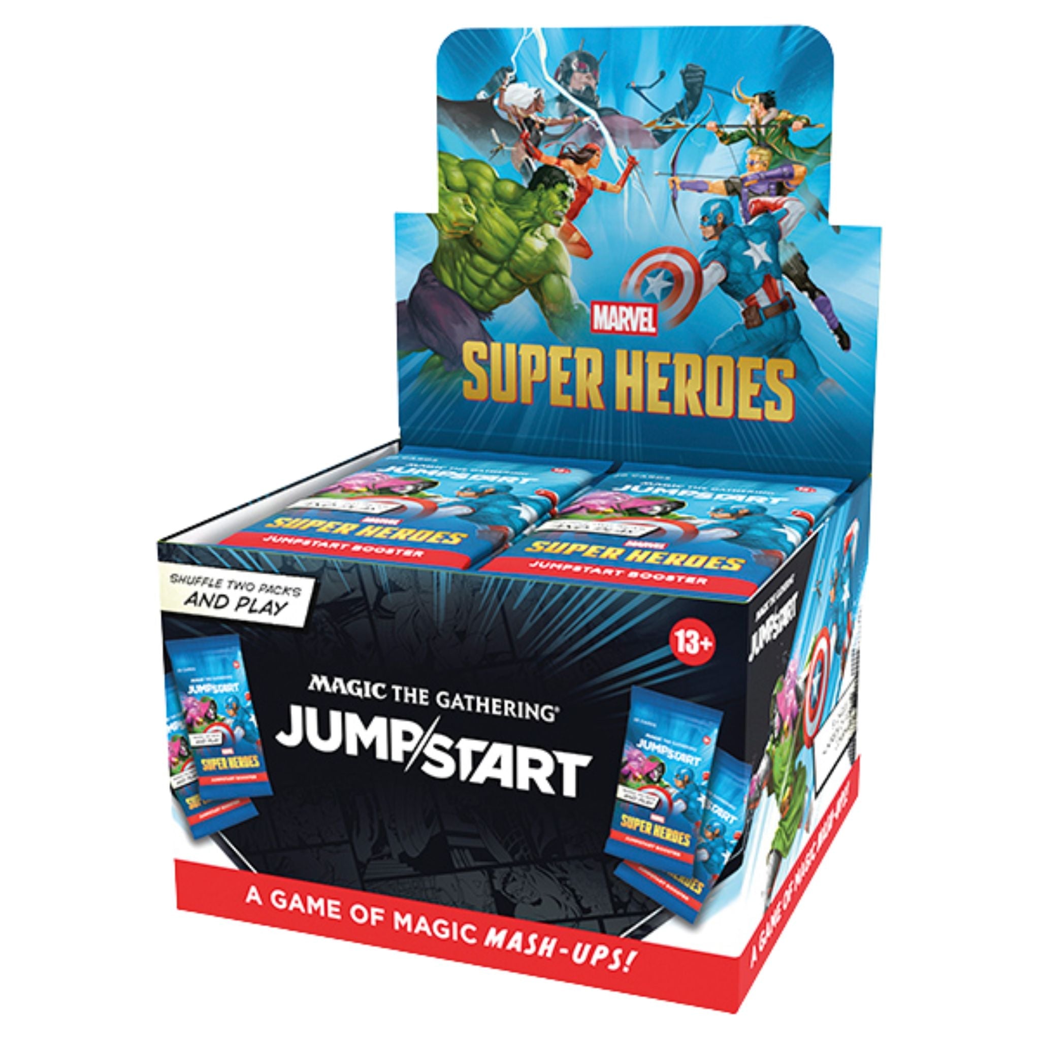Magic The Gathering Universes Beyond Marvel Super Heroes Jumpstart Booster Box