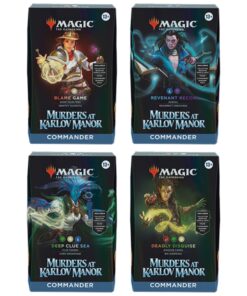 Magic The Gathering Murders at Karlov Manor Commander Deck (4 Decks)