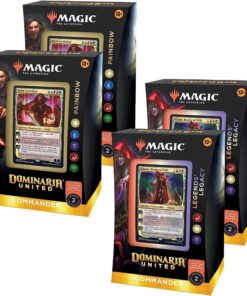 Magic The Gathering Dominaria United Commander Deck Display (4 Decks)