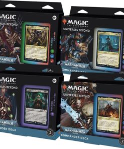 Magic The Gathering Universes Beyond Warhammer 40k Commander Deck Display (4 Decks)