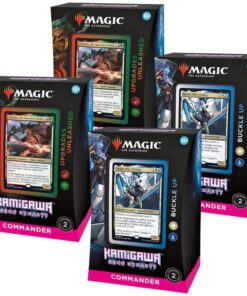 Magic The Gathering Kamigawa Neon Dynasty Commander Deck Display (4 Decks)