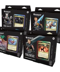 Magic The Gathering Universes Beyond Final Fantasy Commander Deck Display (4 Decks)