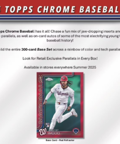 Alternative view of 2025 Topps Chrome Baseball Jumbo Box