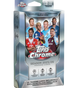 2025-26 Topps Chrome UEFA Club Competitions Soccer Hanger Pack