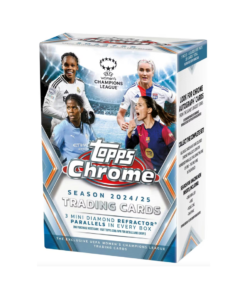 2024-25 Topps UEFA Women's Champions League Chrome Soccer Blaster Box