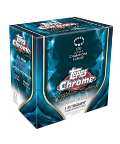 2024-25 Topps UEFA Women's Champions League Chrome Soccer Sapphire Edition Box