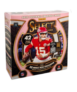 2025 Panini Select Football Mega Box (Black & Red Prizm)