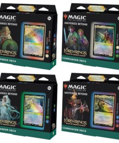 Magic The Gathering Lord of the Rings Tales of Middle-Earth Commander Deck Display