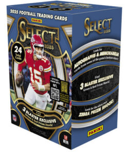 2025 Panini Select (Green & Red Shock) NFL Hobby Blaster Box