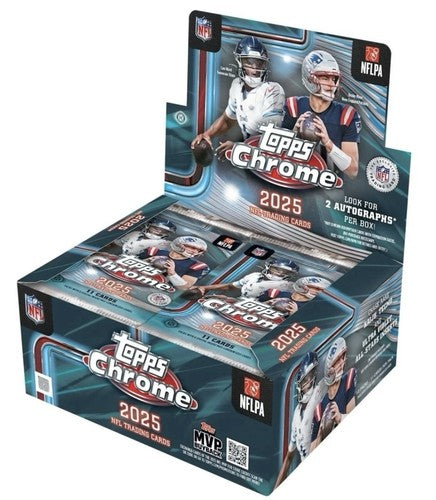 2025 Topps Chrome Jumbo NFL Hobby Box