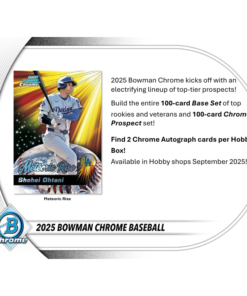 Alternative view of 2025 Bowman Chrome Baseball Hobby 12 Box Case