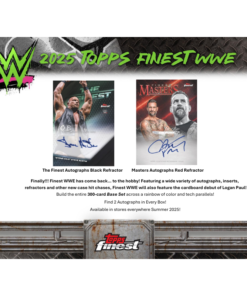 Alternative view of 2025 Topps Finest WWE Hobby Box