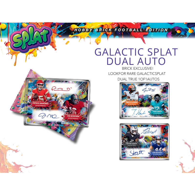 2025 Wild Card Splat Football Breakers Brick - Image 4