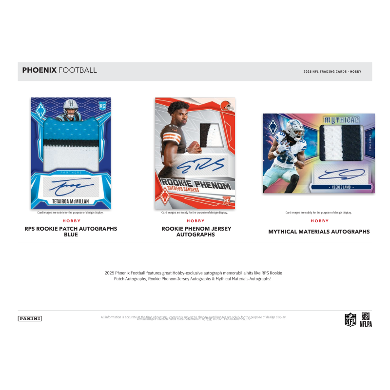 2025 Panini Phoenix Football Hobby Box - Image 4