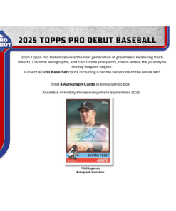 Alternative view of 2025 Topps Pro Debut Baseball Jumbo Hobby Box