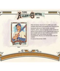 Alternative view of 2025 Topps Allen & Ginter Baseball Hobby 12 Box Case