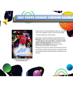 Alternative view of 2025 Topps Cosmic Chrome Baseball Hobby Box