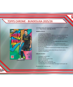 Alternative view of 2025/26 Topps Chrome Bundesliga Soccer Hobby Box