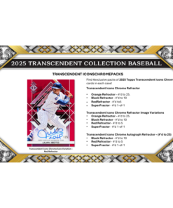 Alternative view of 2025 Topps Transcendent Collection Baseball Hobby Case