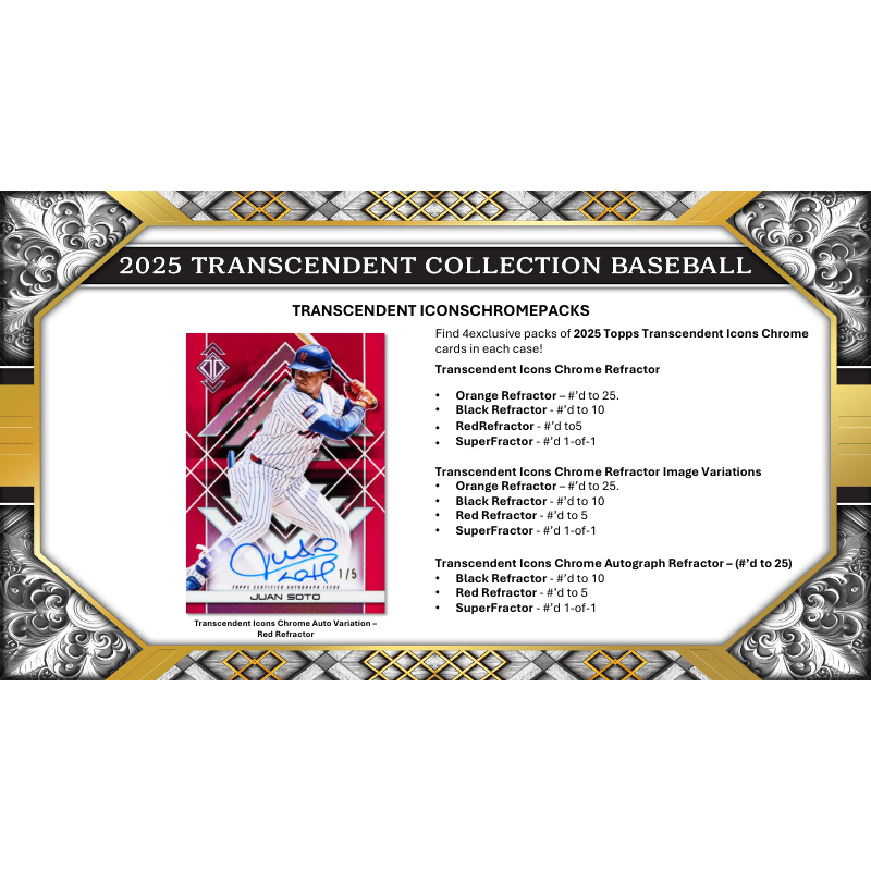 2025 Topps Transcendent Collection Baseball Hobby Case - Image 2