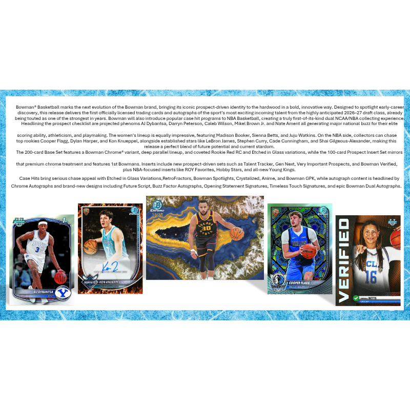 2025/26 Bowman Basketball Jumbo Box - Image 3