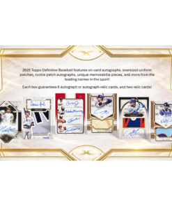 Alternative view of 2025 Topps Defiitive Baseball Hobby Box