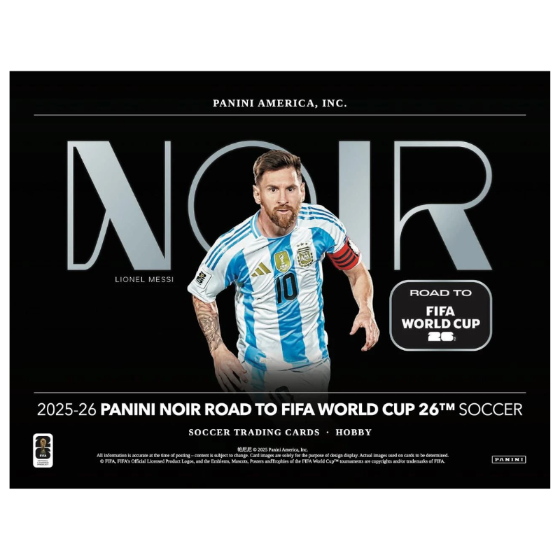 2025/26 Panini Noir Road to World Cup Soccer Hobby Box - Image 2