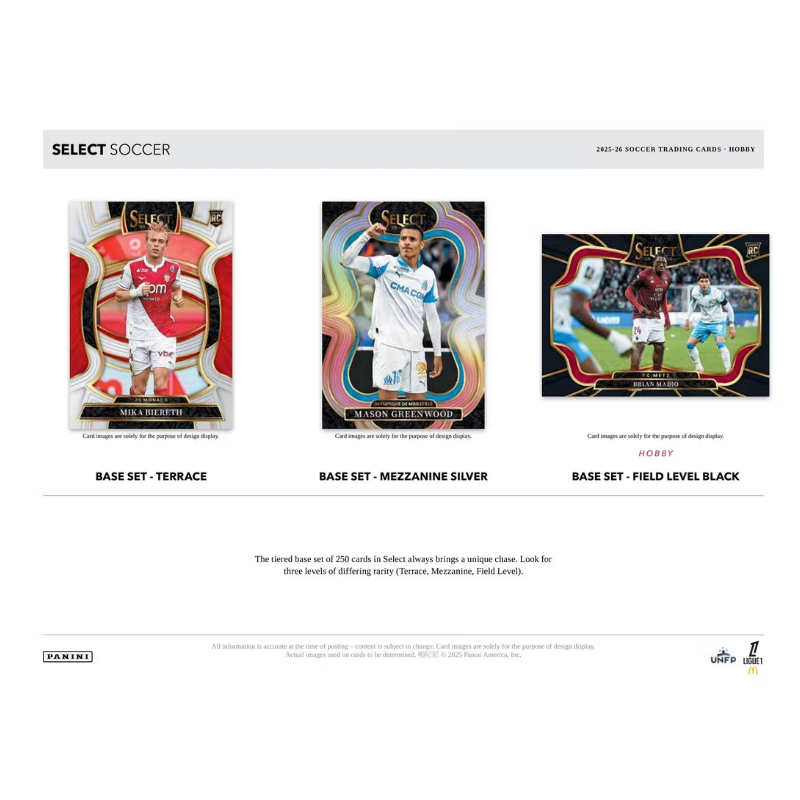 2025/26 Panini Select Ligue 1 Soccer H2 12 Box Case - Image 3