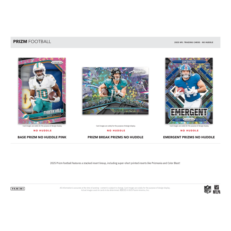 2025 Panini Prizm Football No Huddle 20 Box Case - Image 4
