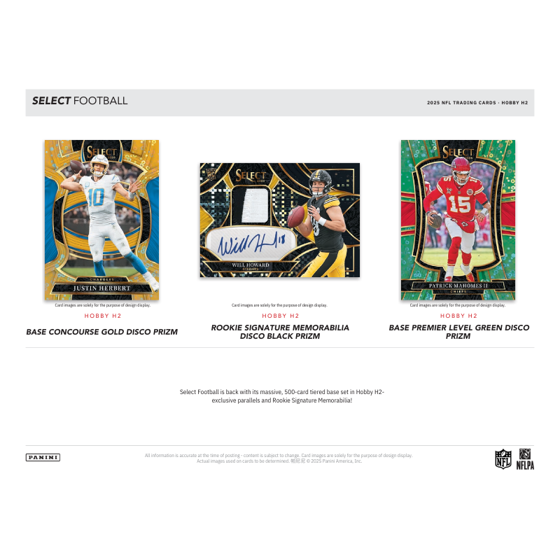 2025 Panini Select Football H2 Hybrid Box - Image 3