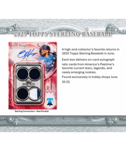 Alternative view of 2025 Topps Sterling Baseball Hobby 4 Box Case