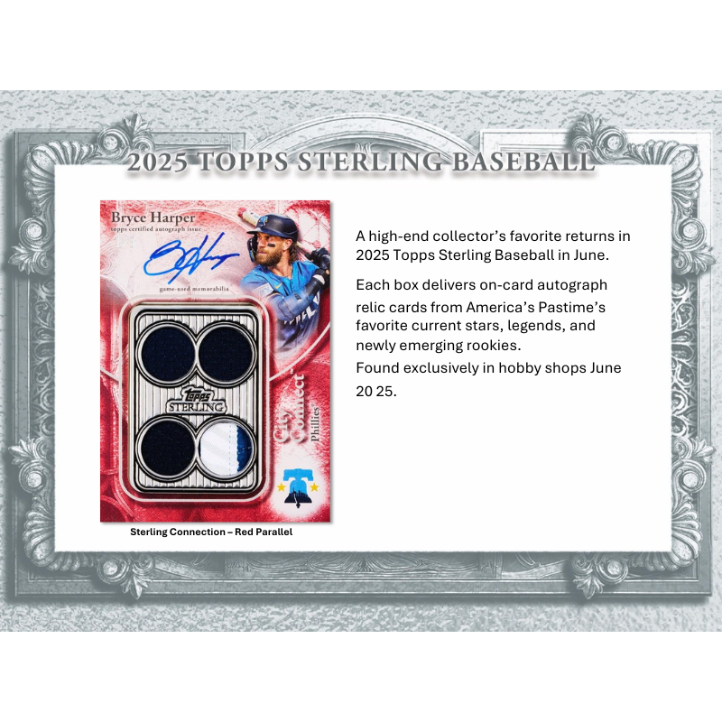 2025 Topps Sterling Baseball Hobby 4 Box Case - Image 2