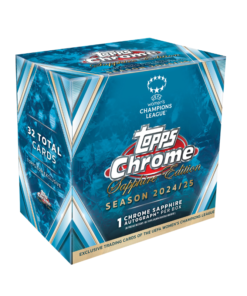 2024/25 Topps Chrome Sapphire UEFA Women's Champions League Soccer Hobby Box