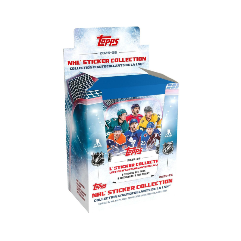 2025/26 Topps NHL Sticker Display Box