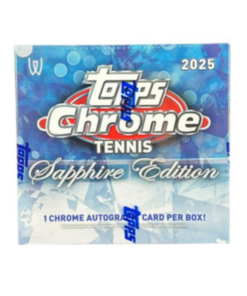 2025 Topps Tennis Chrome Sapphire Box