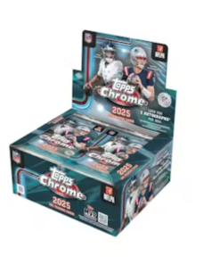 2025 Topps Chrome Football Jumbo Hobby Box