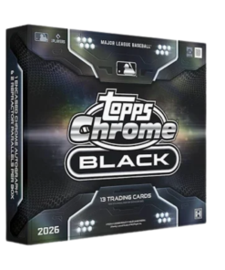 2026 Topps Chrome Black Baseball Hobby 12 Box Case