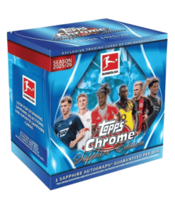 2025/26 Topps Chrome Bundesliga Soccer Sapphire Box